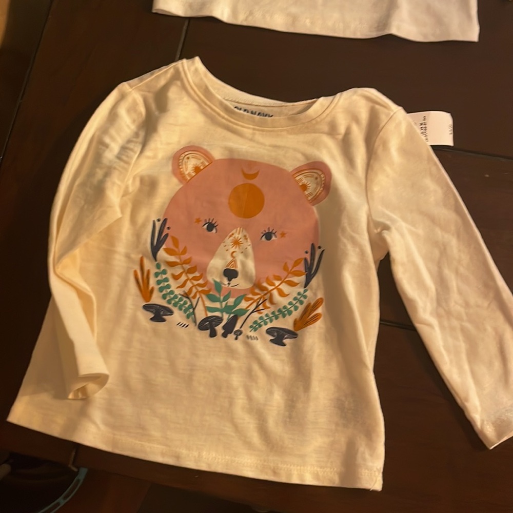 Three girls Old Navy 12-18 mos long sleeve shirts - Picture 3 of 7